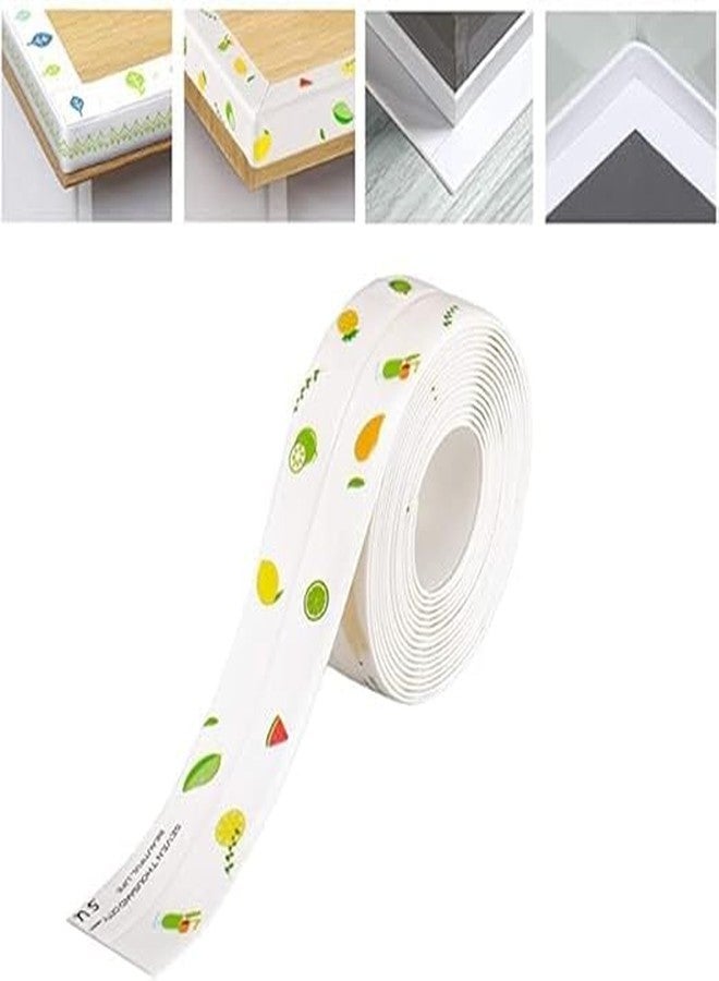 Zerolex Waterproof Tape for Kitchen Sink Oil Proof Caulk Tape Strip Self Adhesive Bathroom Corner Caulking Sealing Tape Gap Sealer Waterproof Tape for Platform Basin Toilet 3.2m*3.8c (PACK OF-1) - Image 1